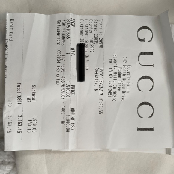 Gucci Nymphaea, Small (Black) - Picture 12 of 15